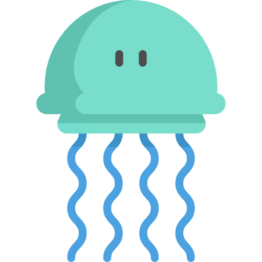 Jellyfish jellyfish animal aquatic icon