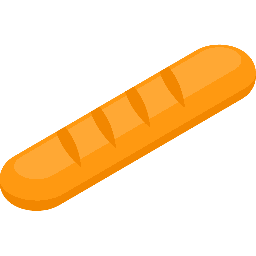 Baguette food handmade foods icon