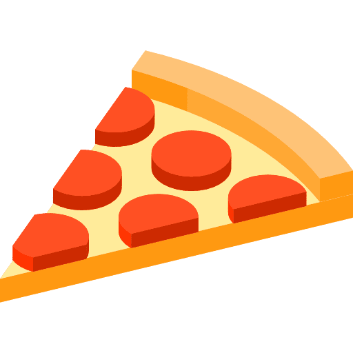 Pizza junk food pizzas italian food icon