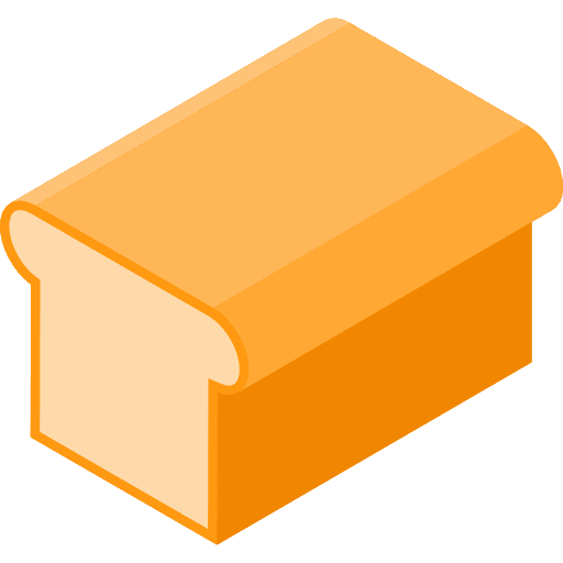 Bread bakery meal bread icon