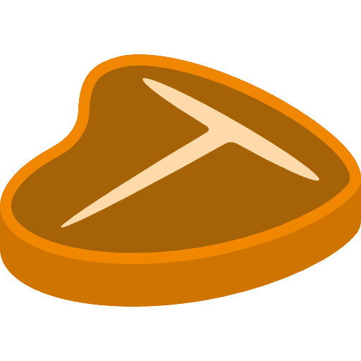 Steak meat food food and restaurant icon