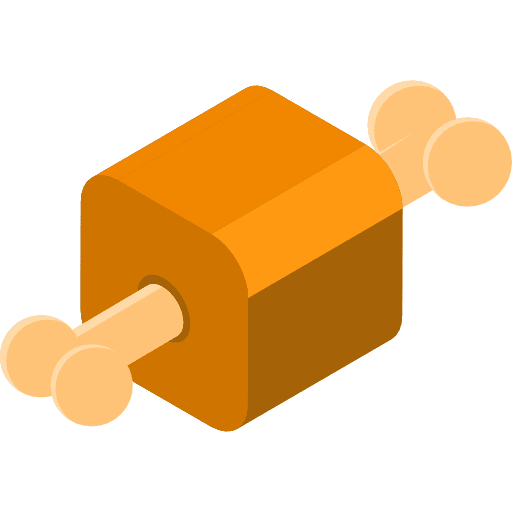 Meat meat bone food icon