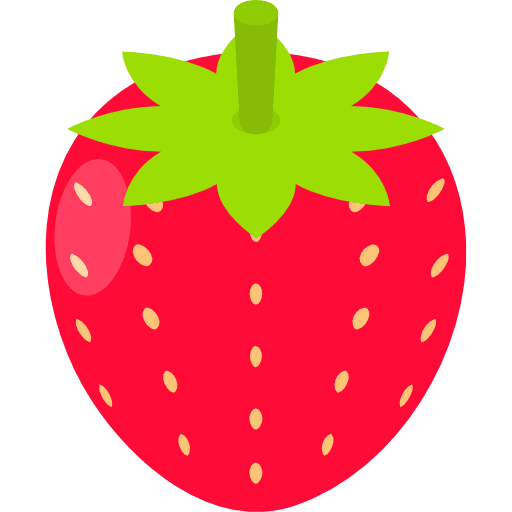 Strawberry food diet food and restaurant icon