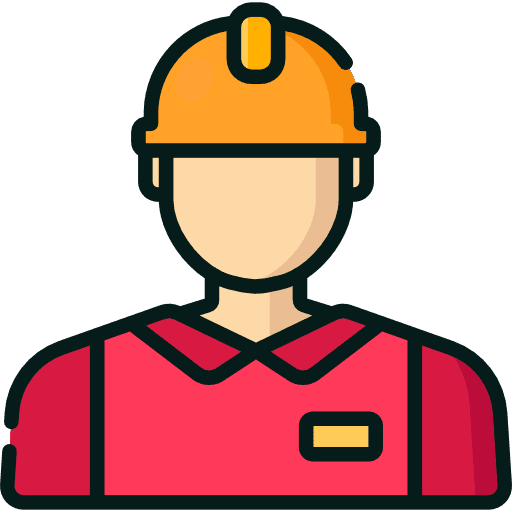 Laborers construction and tools labor man worker icon