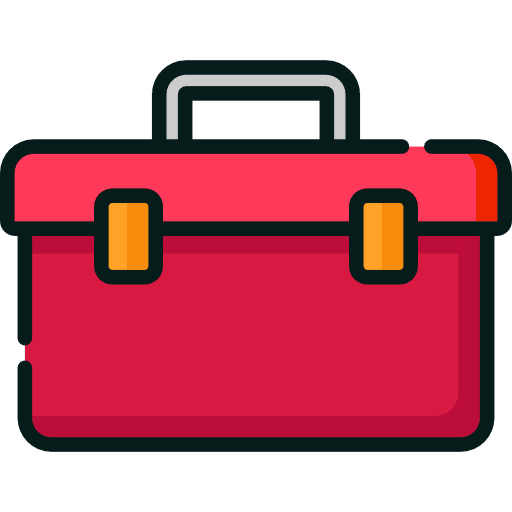 Tool box kit tools and utensils repairing icon