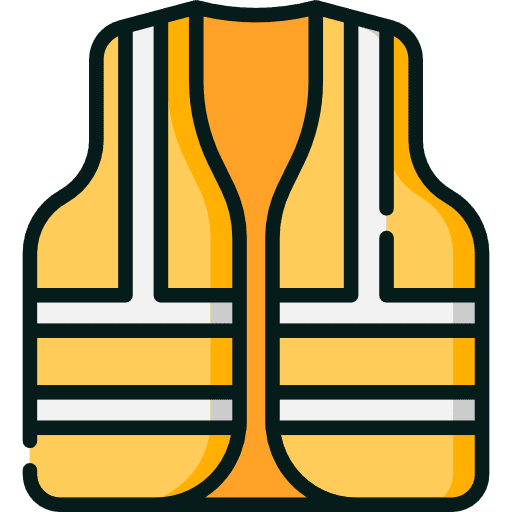 Construction vest lifesaver construction vest security icon