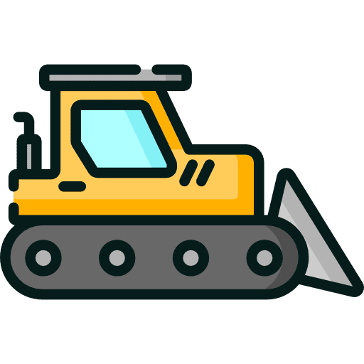 Excavator excavator machinery vehicle icon