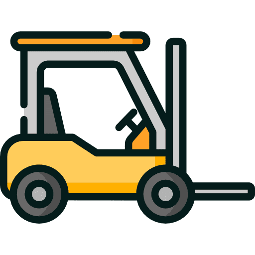 Forklift truck lift forklift icon