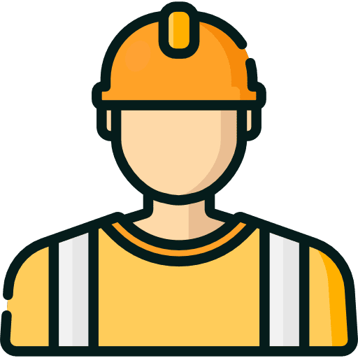 Laborers constructions labor construction and tools icon
