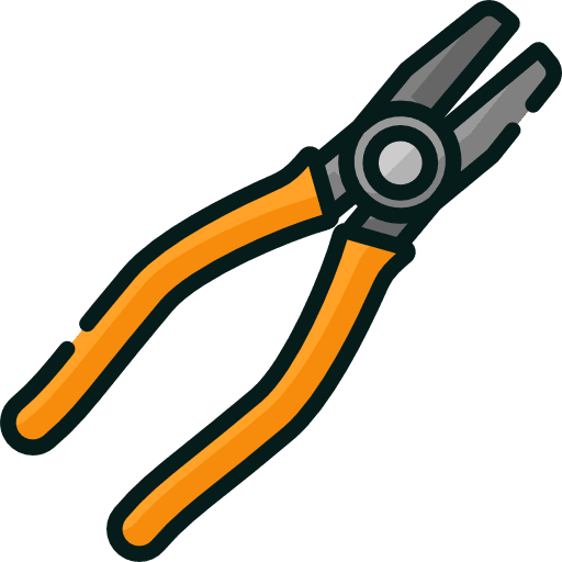 Pliers home repair construction improvement icon