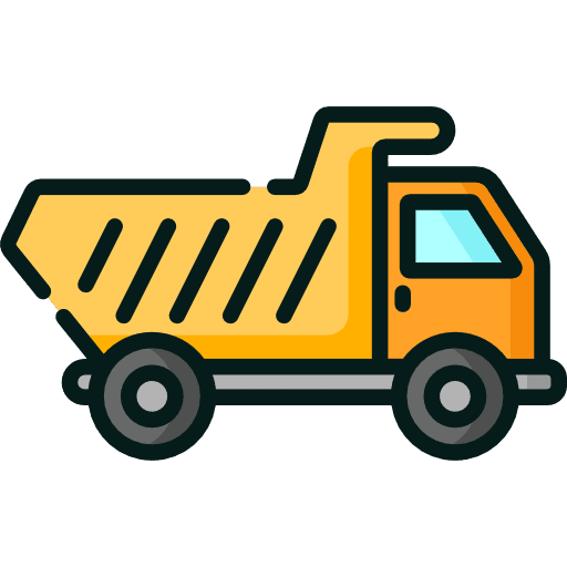 Truck construction trucking truck icon