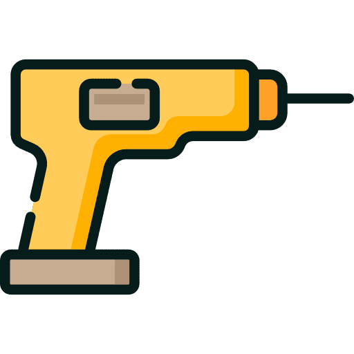 Drill work tools tools and utensils drilling machine icon