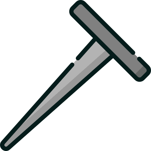 Nail tool nail construction and tools icon