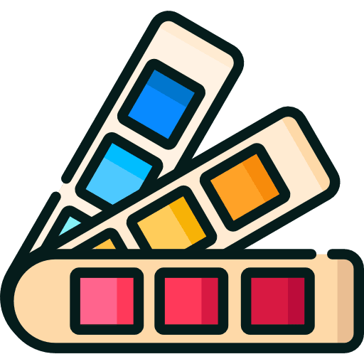 Color palette color palette painter art and design icon