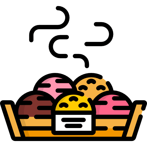 Bread bread bakery baked icon
