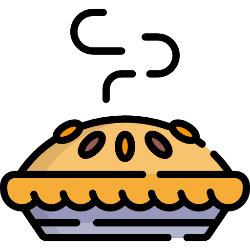Pie food bakery sweet icon