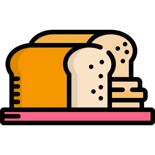 Bread food toast bread icon