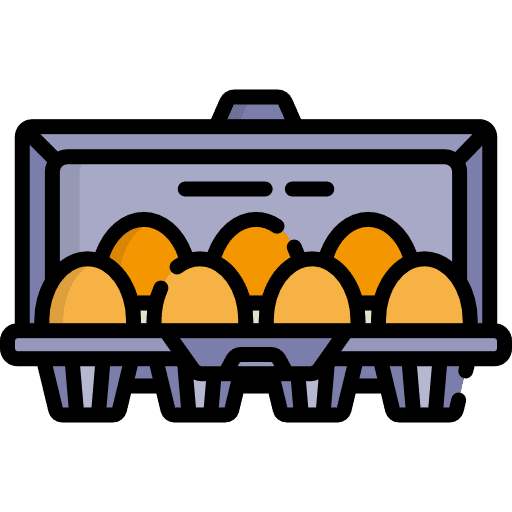 Eggs organic boiled egg eggs icon