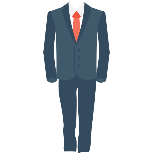 Suit style wedding fashion icon