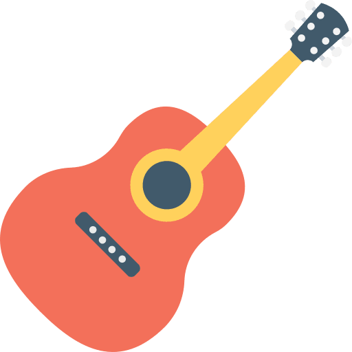 Acoustic guitar music and multimedia acoustic guitar guitar icon