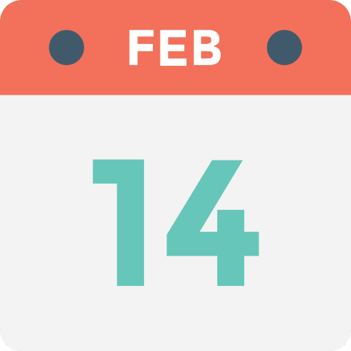 Valentines day romantic valentines february icon