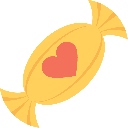 Candy food and restaurant sugar candy icon