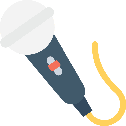 Microphone speaker microphone singer icon