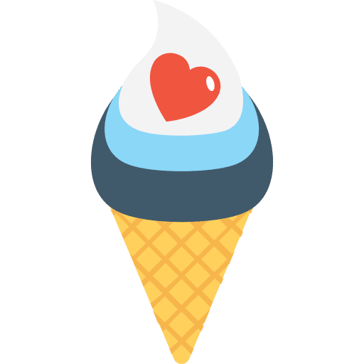 Ice cream food and restaurant food summertime icon