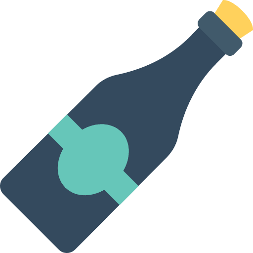 Champagne celebration champagne alcoholic drinks icon
