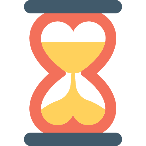 Hourglass hourglass waiting clock icon