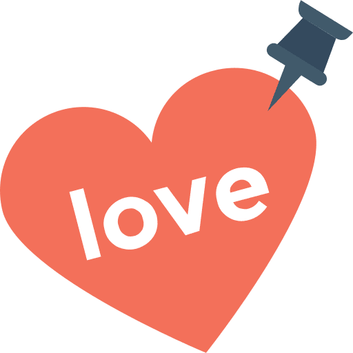 Love interface loving like icon