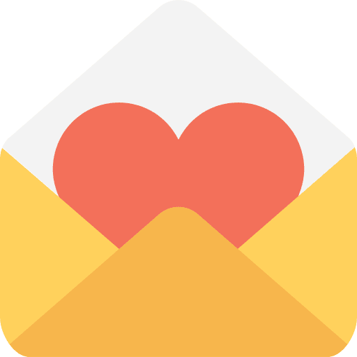 Love letter love letter valentines day icon