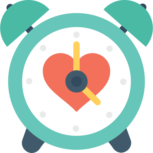 Alarm clock time and date tools and utensils clock icon