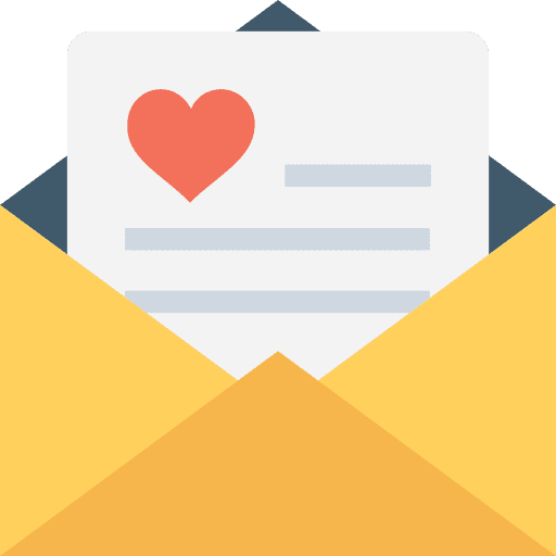Love letter communications love letter romantic icon