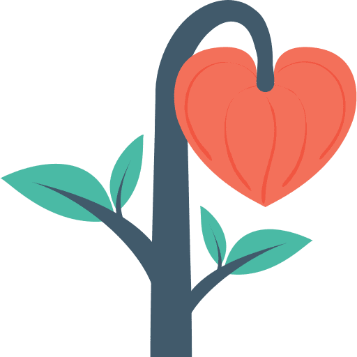 Heart peace like lover icon