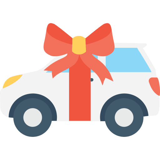 Car transportation car present icon