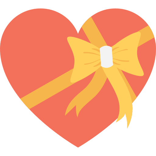 Chocolate box heart romanticism food icon