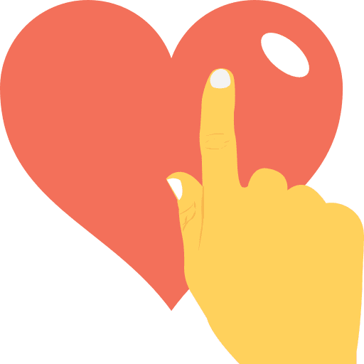 Heart peace lover heart icon