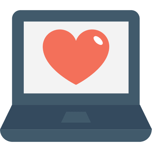 Laptop graph statistics graphic icon