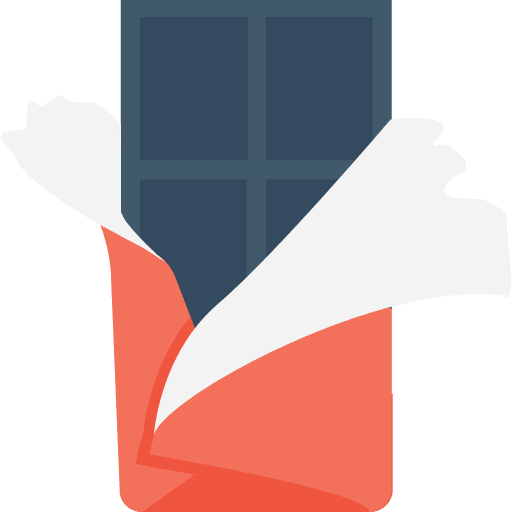 Chocolate food and restaurant chocolate dessert icon