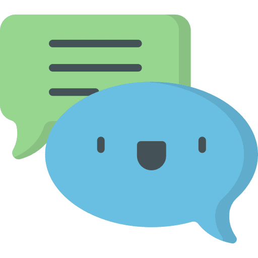 Chat conversation multimedia chat icon