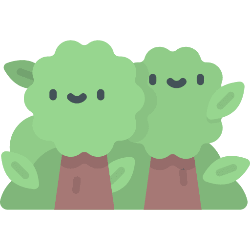 Forest pines landscape woods icon