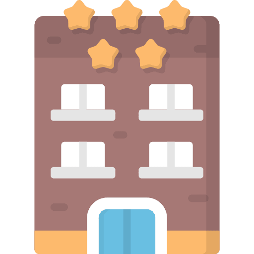 Hotel hotel vacations buildings icon