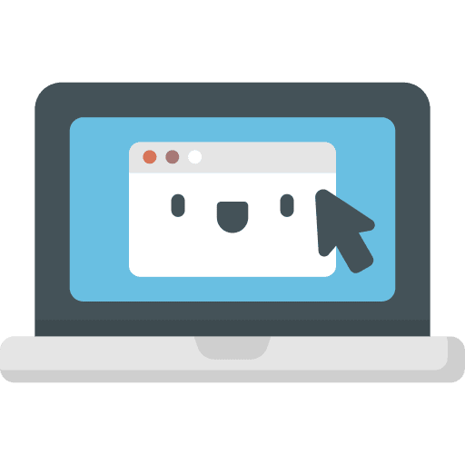 Laptop computer technology electronics icon