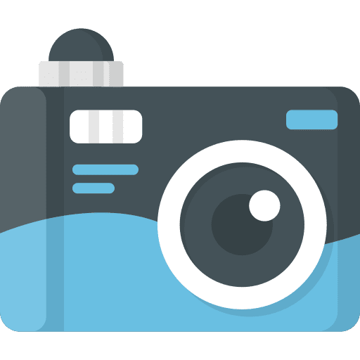 Photo camera electronics photo camera technology icon