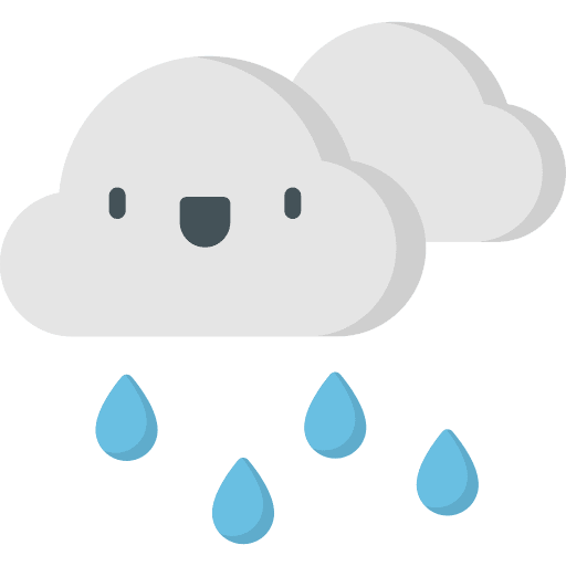 Rain rain storm meteorology icon