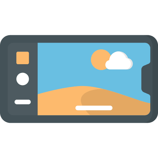 Smartphone cellphone technology touch screen icon