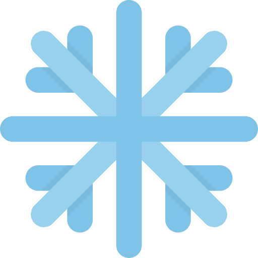 Snowflake winter snow weather icon