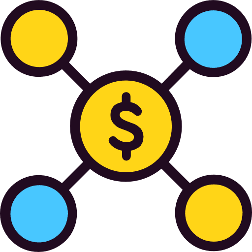 Seo line graphic business money icon