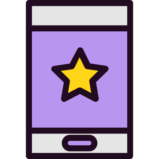 Smartphone cellphone mobile phone seo and web icon